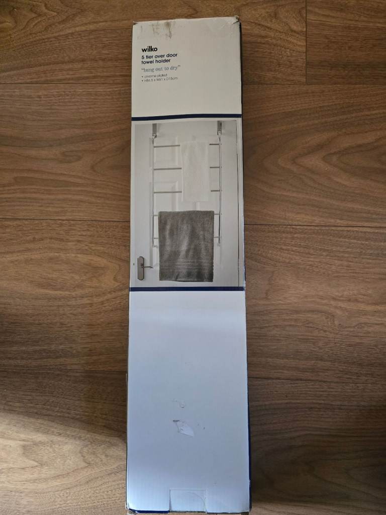 Towl Holder over the door 5 tier new