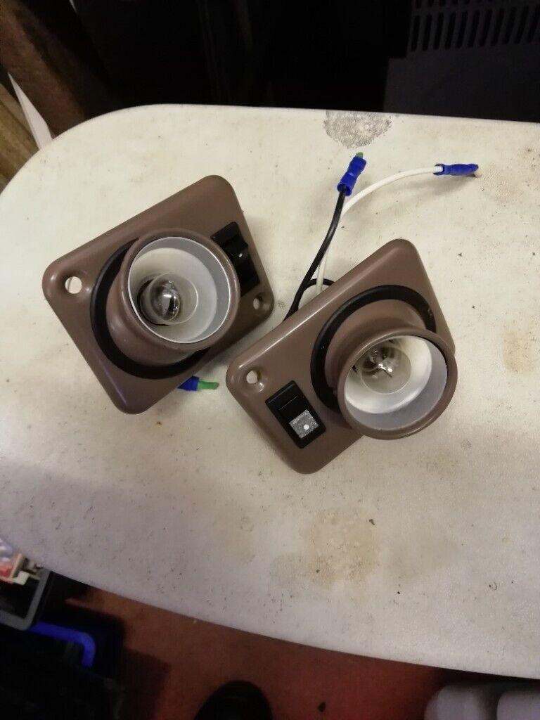Pair of Caravan 12volt interior lights