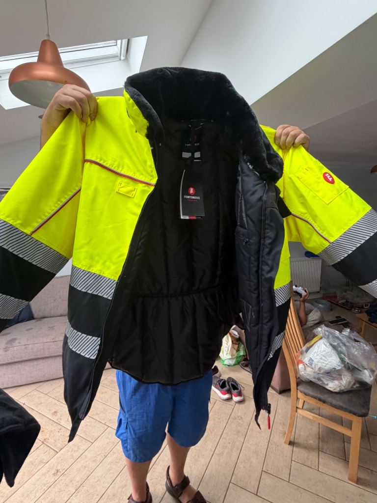 High Vis Freezer Coat – Brand New with Tags
