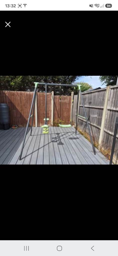 Swing and seesaw set