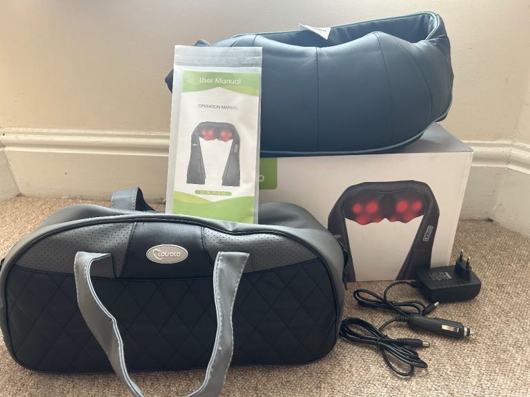 Shiatsu 3D rotating massager with heat