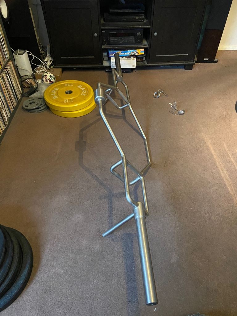 Olympic Trap Bar with Balancing weight and loading bars 