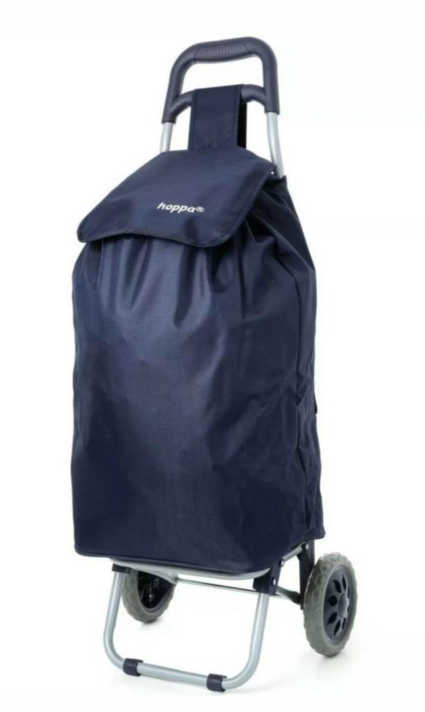 Navy Blue Shopping Trolley 