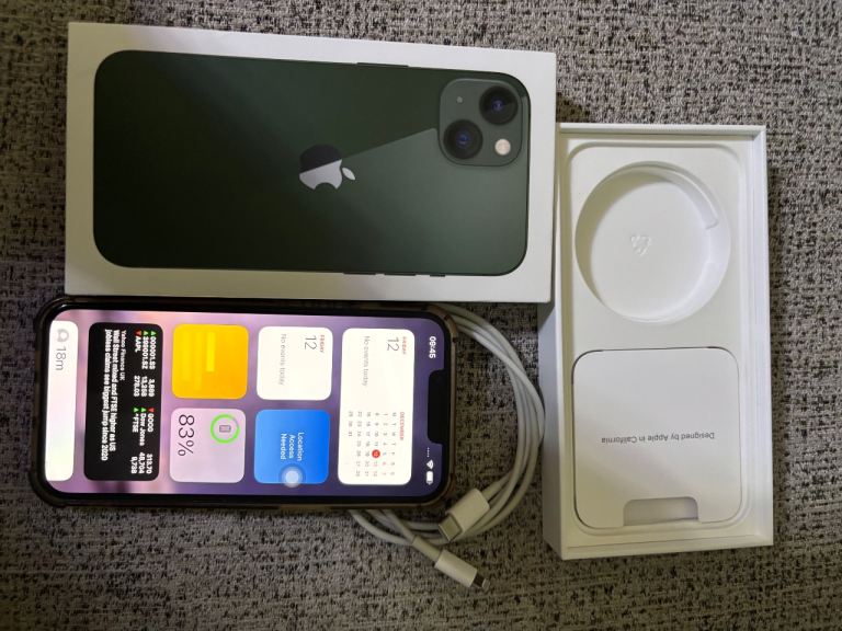 Apple iPhone 13 Unlocked 512GB Green Excellent Condition 85% Battery
