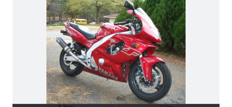 Yamaha, YZF, 2001, 599 (cc)