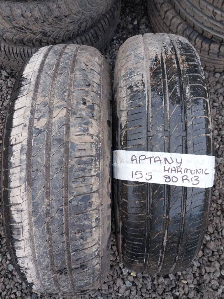 155 80 R13 Aptany Harmonic - set of 2 part worn tyres 
