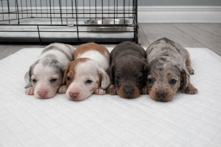 Beautiful miniature dachshunds 