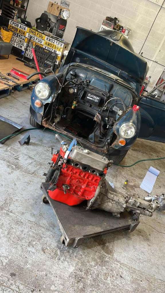 Austin Morris minor 1275 Rwd engine A40 