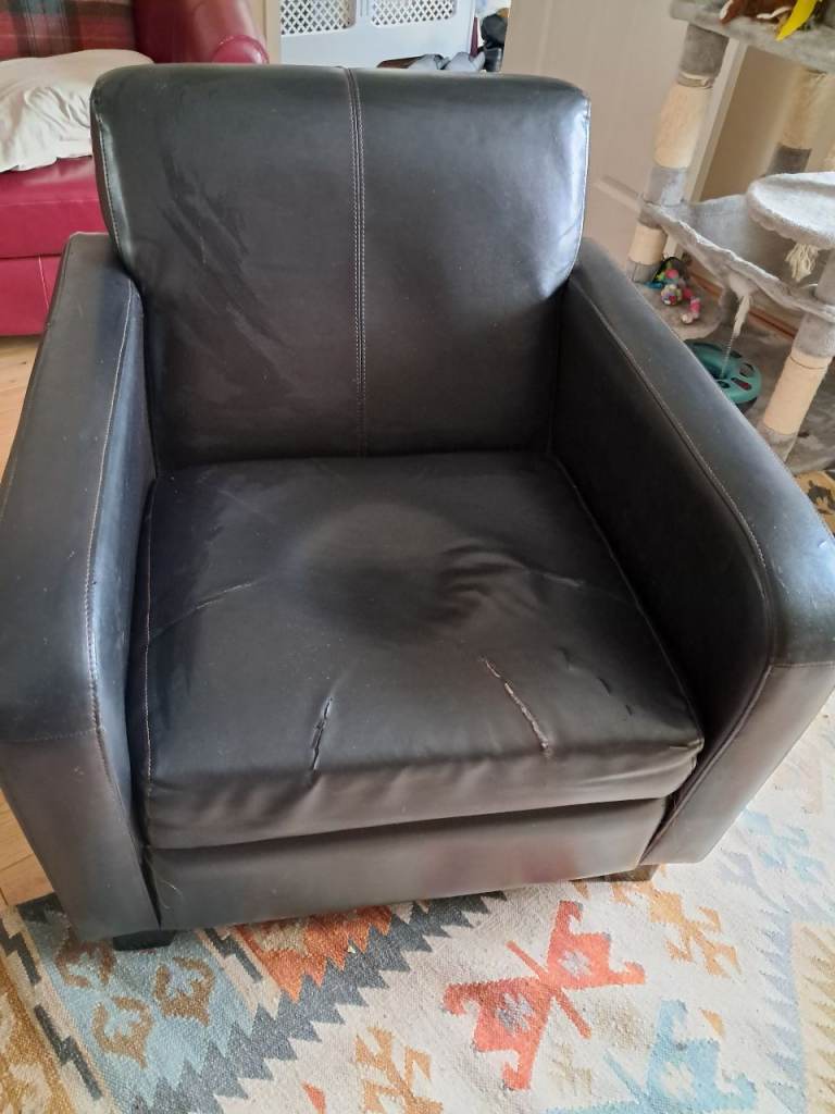 Free Brown Chair Great Afternoon Upcycle Project