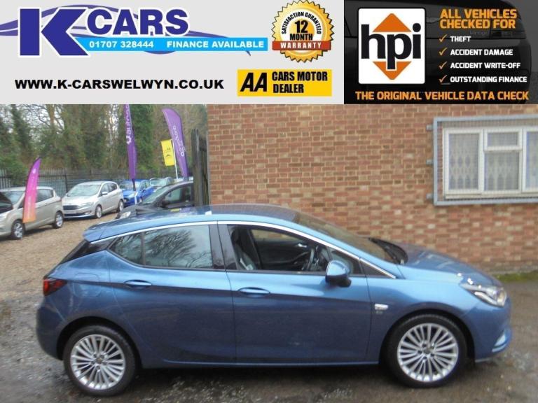 2016 Vauxhall Astra 1.4i Turbo Elite Nav Euro 6 5dr HATCHBACK Petrol Manual