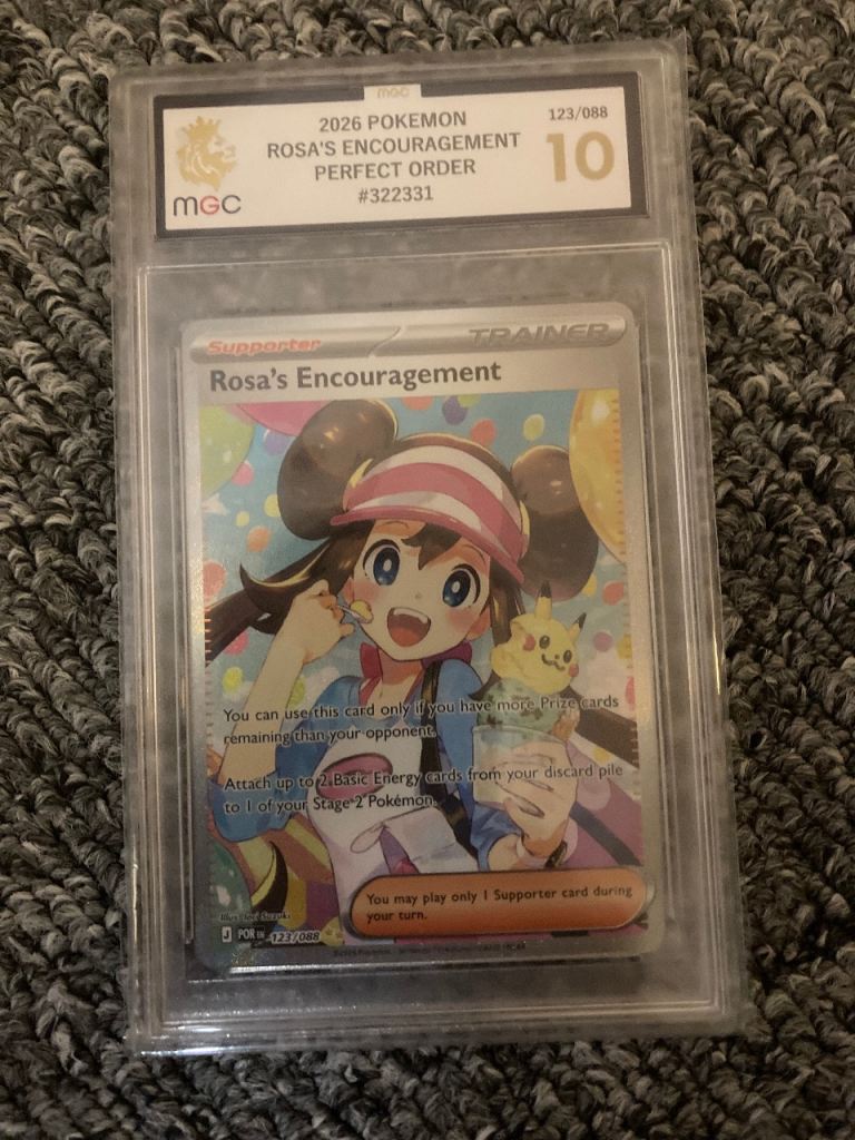 Pokemon Rosa's Encouragement MGC Graded 10 Card