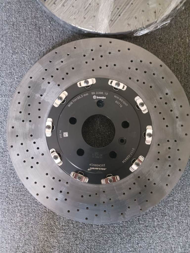 Brembo Mclaren carbon ceramic brake disks full set