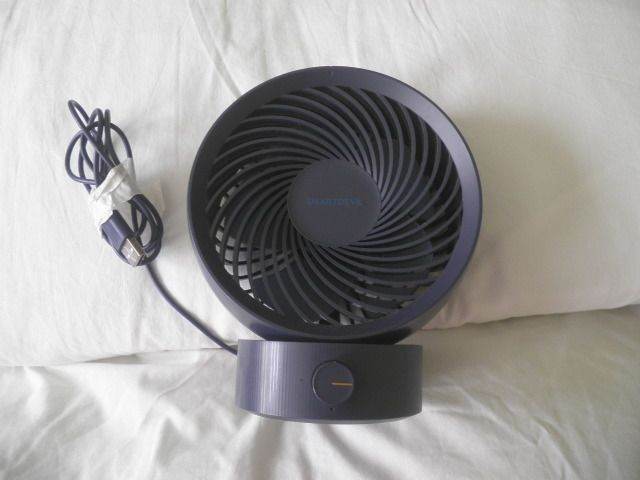 Smart Devil Fan – USB Desk Fan Blue for Personal Desktop, Table Fan, Quiet Operation, 