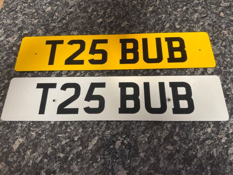 Private number plate 