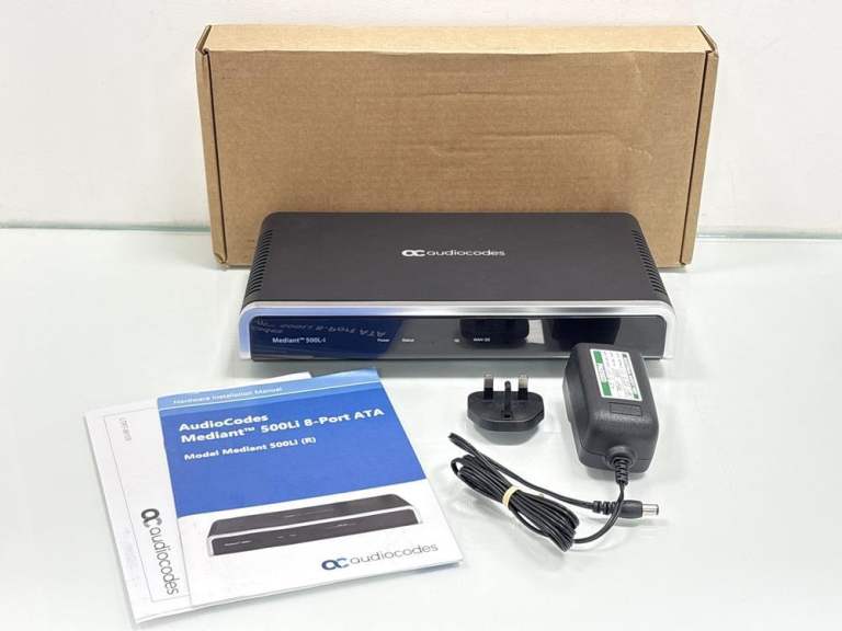 AudioCodes Mediant 500Li 8-Port ATA VoIP Gateway