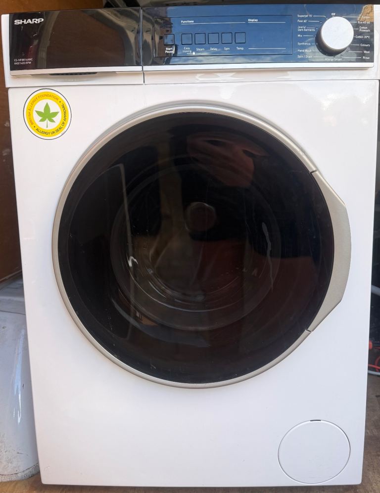 8KG Sharp Washing Machine 1400RPM  – Good Condition