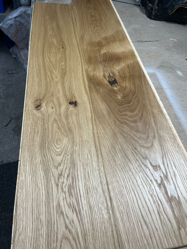 Oak engineered wood floor 