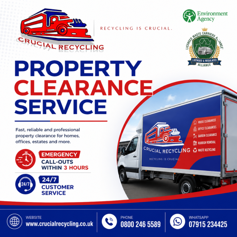 Same-Day Property Clearances Rubbish Collections/Junk/Trash /Garden/Shed/Black Bag Disposal