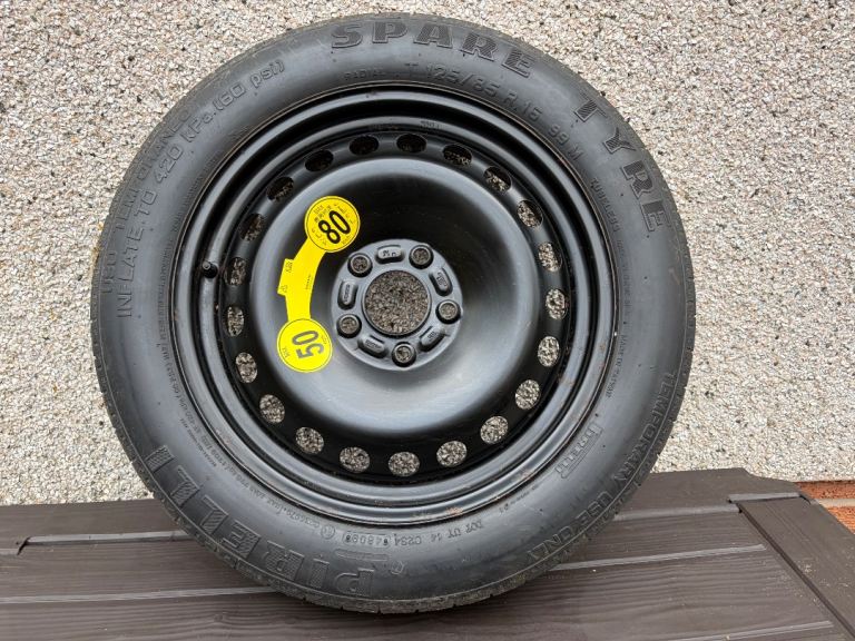 VOLVO V50 C30 S40 C70 16" SPACE SAVER SPARE WHEEL 4.0J ET25 30683913