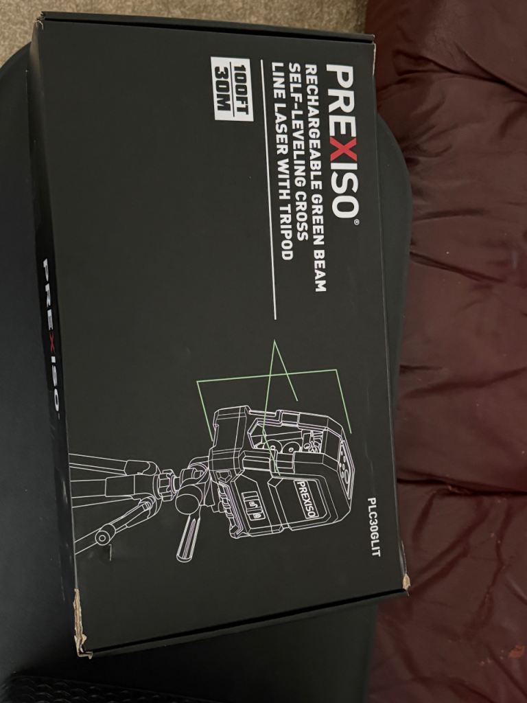 PREXISO Green Beam Self-Leveling Laser Level + Tripod