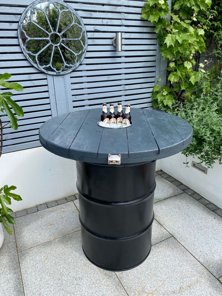 Oil Drum Bar Table - Custom Made