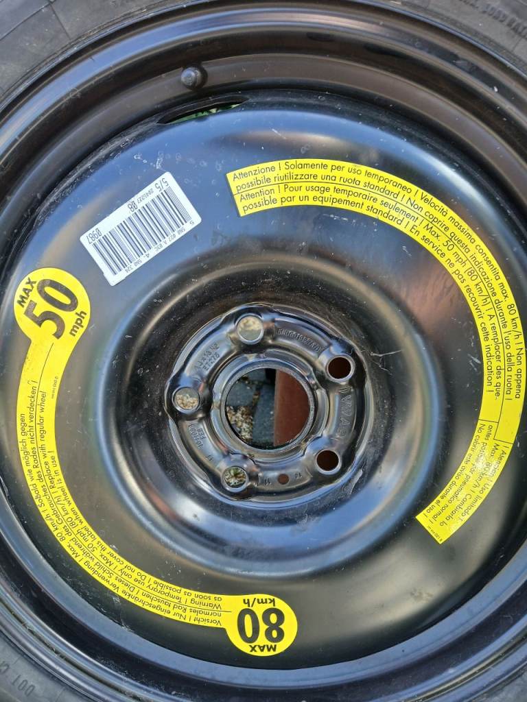 VW/Audi/Skoda/Seat Space Saver Spare Wheel