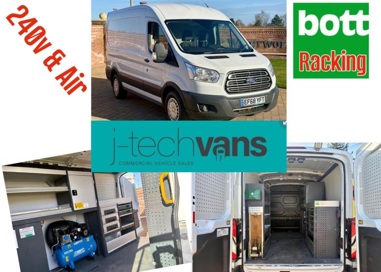 2018 Ford Transit 2.0 TDCi 130ps L2 H2 Mwb Van ***Workshop / Agri Mechanic / Air & Power***  PANE...