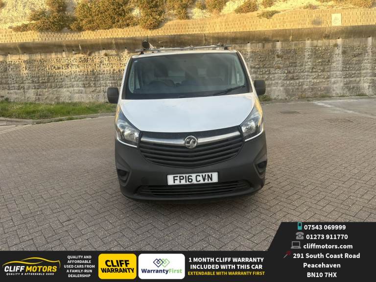 2016 Vauxhall Vivaro Ecoflex - Ex BT Van - NO VAT - 1 Month Cliff Warranty