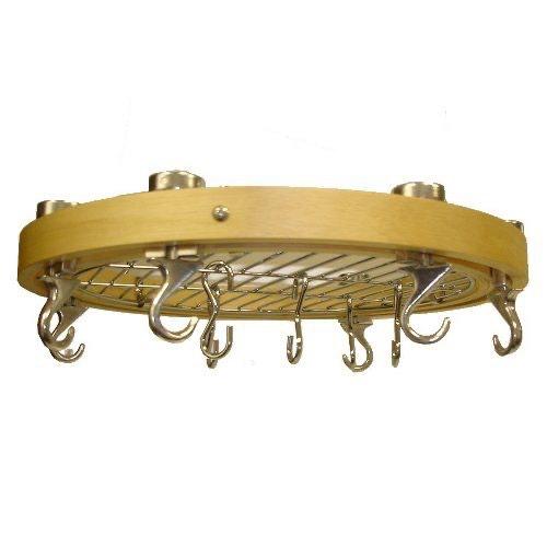 Typhoon Bamboo & Metal Round Pan Rack - 43cm