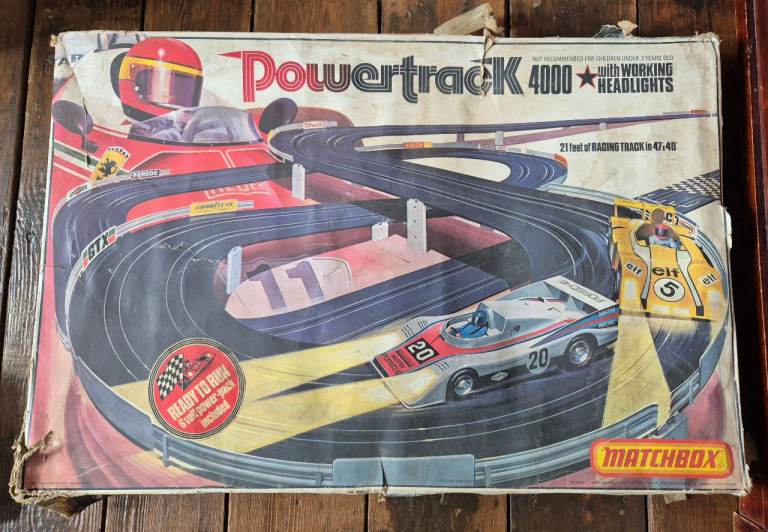 Vintage Matchbox Powertrack set