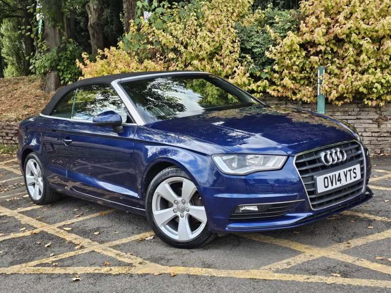 2014 14 AUDI A3 1.4 TFSI SPORT CONVERTIBLE MOT 03/27 IMMACULATE CAR PX SWAPS