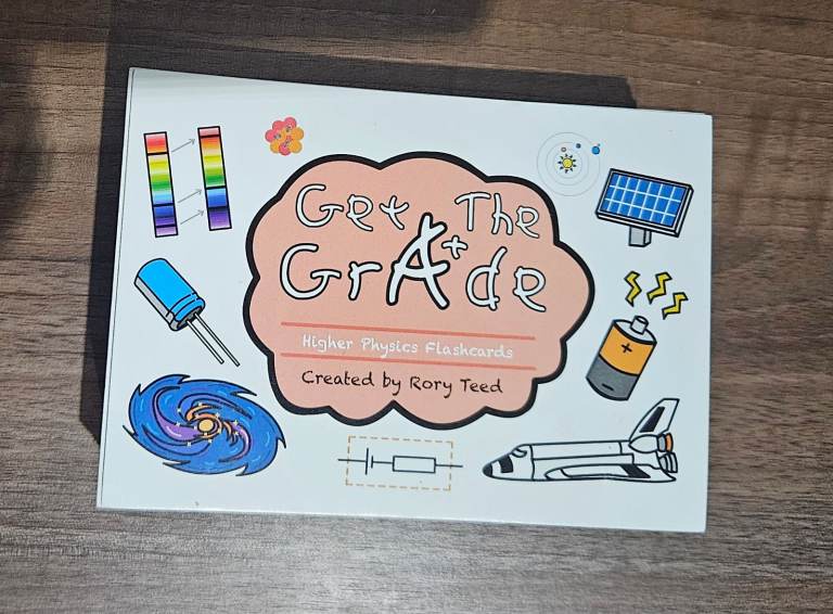Get The Grade Higher Physics Flashcards - Excellent Condition