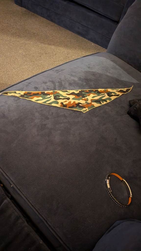 Dog neck tie bandana 