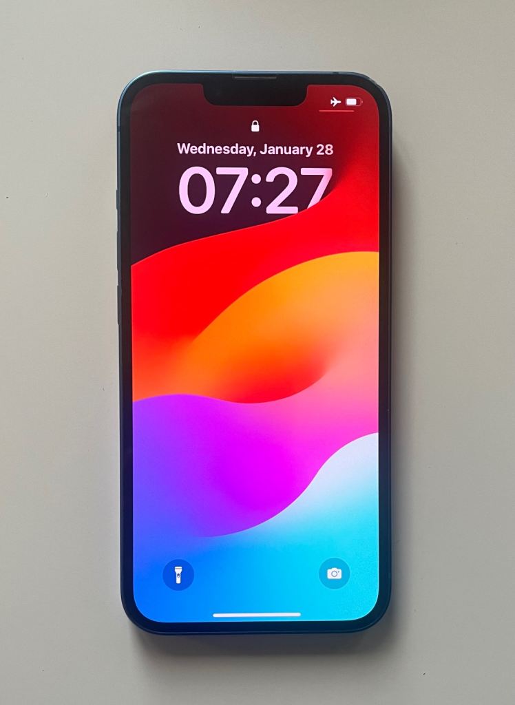 iPhone 13 Blue, 128GB, Unlocked, 78% Battery Health