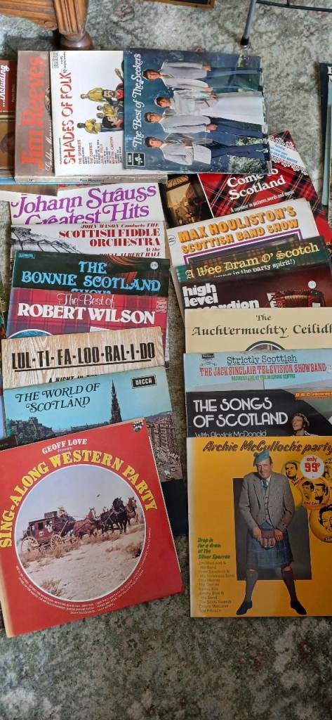 Vintage record player and records | in Ayr, South Ayrshire | Gumtree