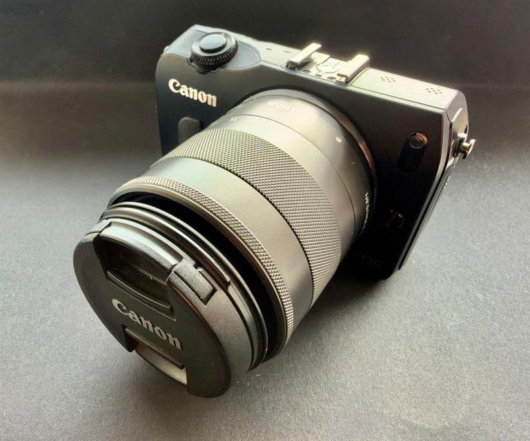 Canon EOS M 18MP Mirrorless Digital Camera w/ 18-55mm f/3.5-5.6 Lens