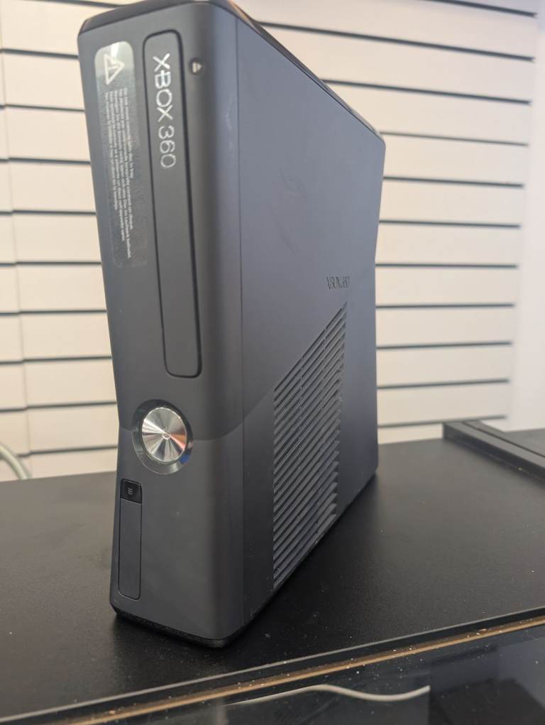 Xbox 360 Slim – Black Console (No Controller)