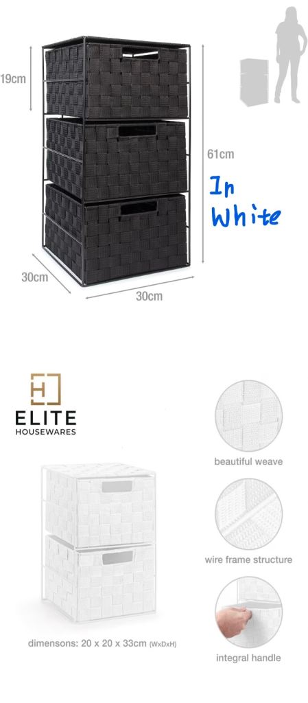 2 home storage units, multifunctional 