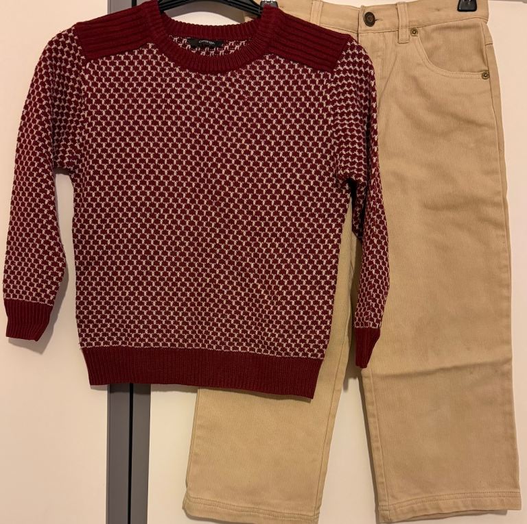 Boys jeans and jumper set 