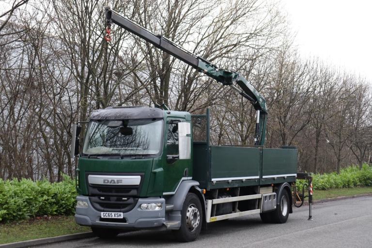 DAF LF 250 4X2 FASSI F110 CRANE DROPSIDE (2015)