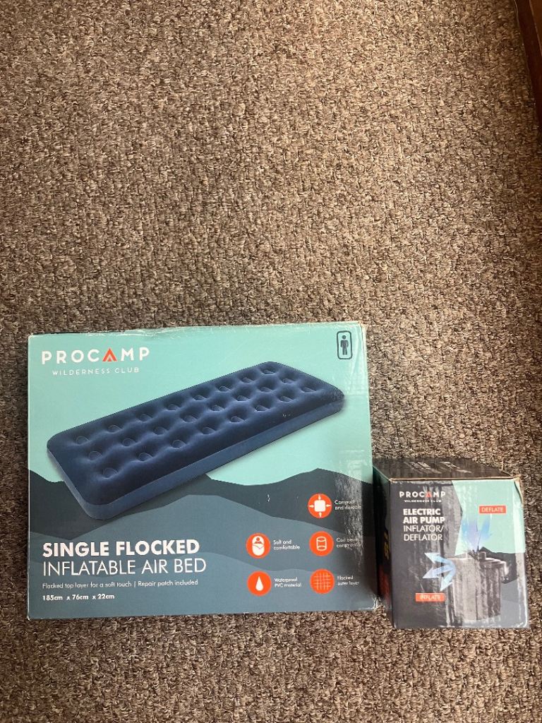 Inflatable Air Mattress ( Electric air pump included)