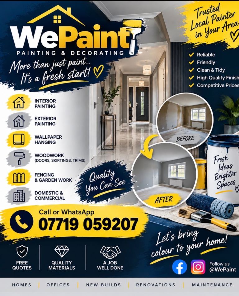 Professional Painter & Decorator – Coventry | Free Quotes
