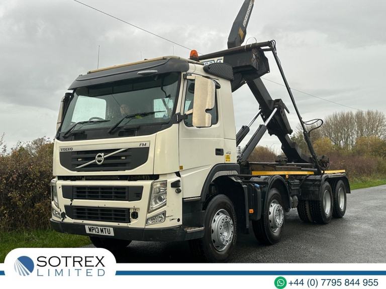 Volvo FM410 8 X 4 Hook Loader