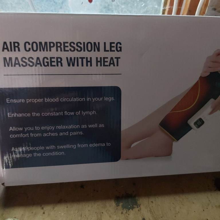 New Air Compression Leg Massager with Heat