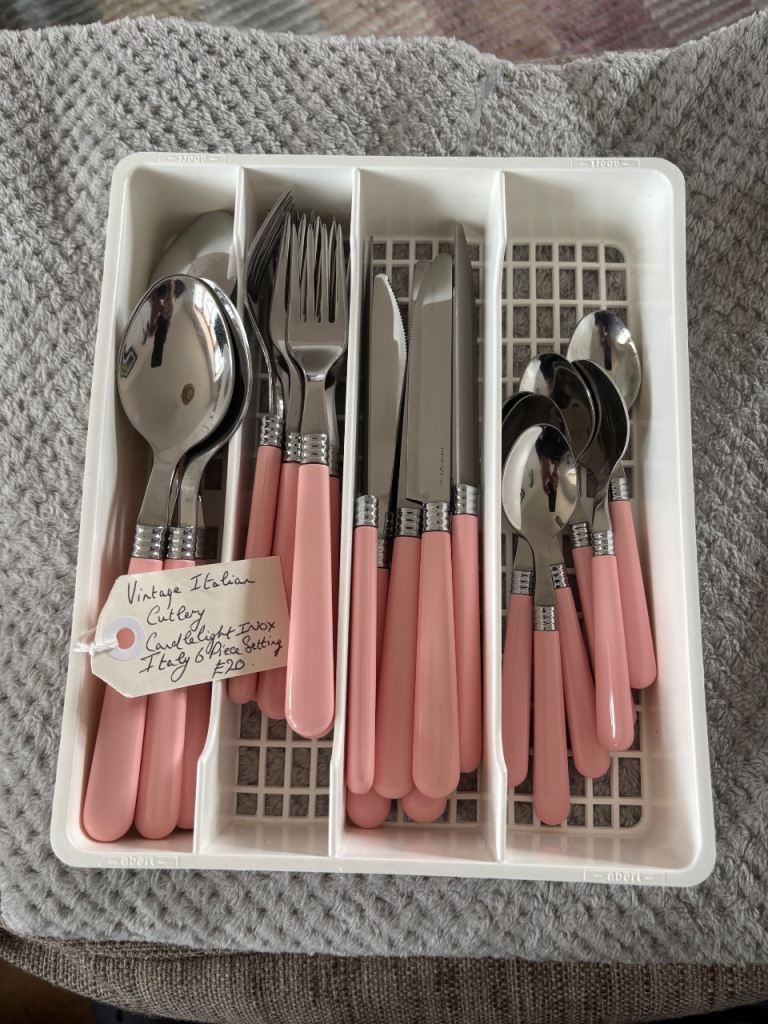 Vintage Italian Cutlery Set - Candleglight Inox - Good Condition