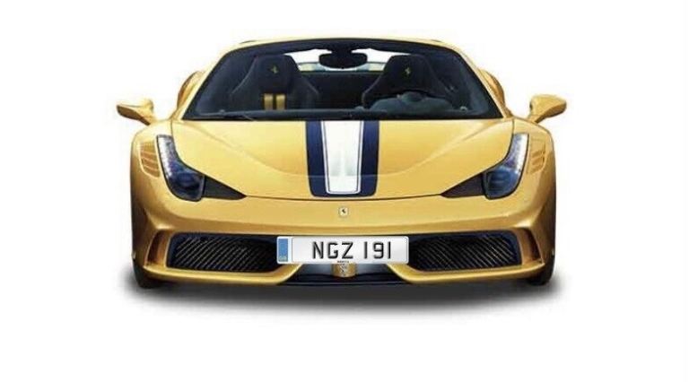 3×3 N.I. number plate Private plate Personalised reg