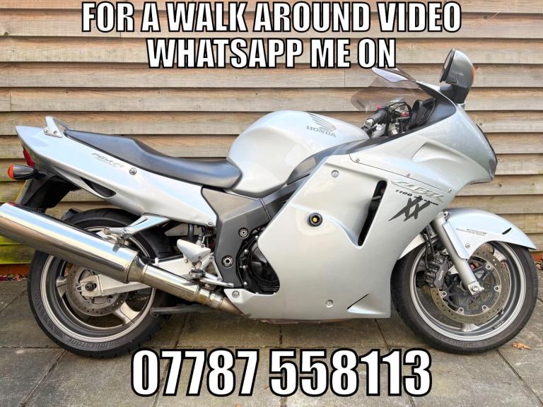 2006 / 06 Honda CBR 1100 Superbalckbird £4000 Silver 33706 miles. 