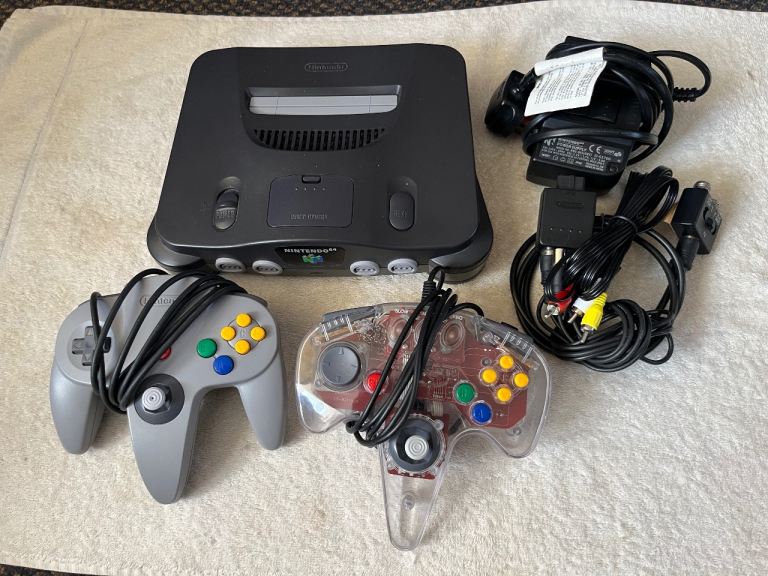 Nintendo 64 Console Bundle with Games and Accessories