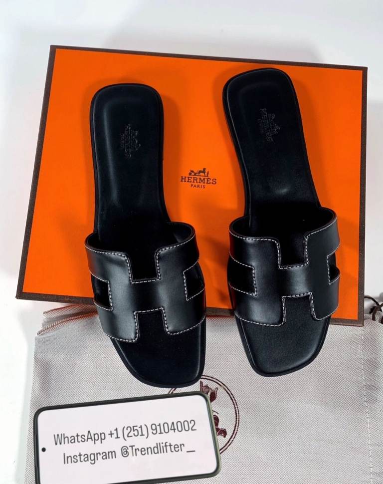 Hermes Oran sandals slides 