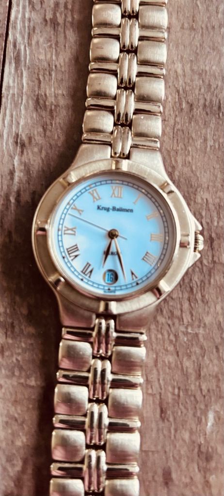 Krug-Baümen Gold Plated man’s Watch 4959KM Quartz